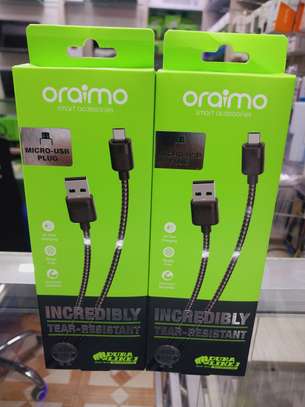 Oraimo DuraLine 3 Micro-USB 2A Fast Cable 1M - Black image 1