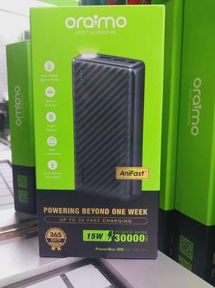 Oraimo PowerBox 300 30000mAh 15W Two-way Fast-charging Power image 1