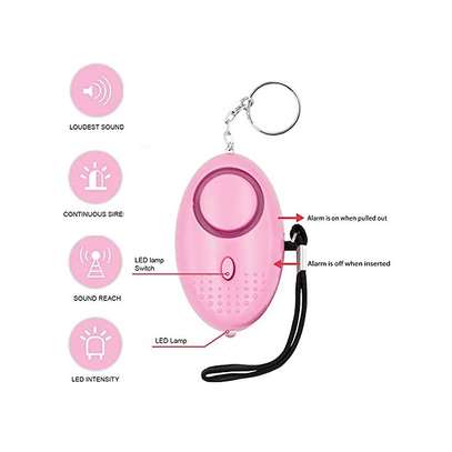 Safety Kit For Women Self Defense Keychain With Alarm image 3