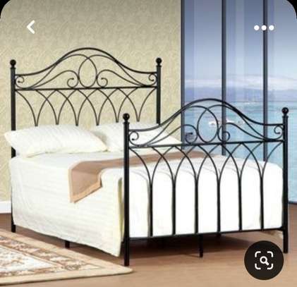 Modern stylish and trendy metallic beds image 8