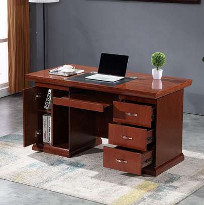 1.4 M Executive Modern Wooden Office Desk With Storage image 1