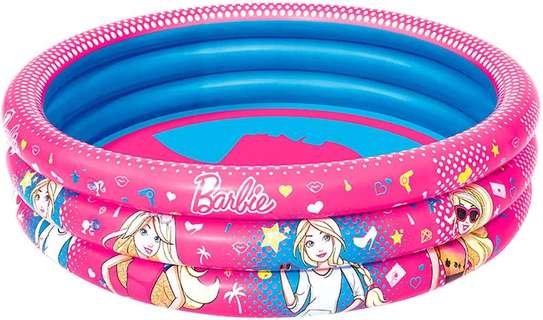 Bestway Barbie Children's 3-Ring Paddling Pool image 2