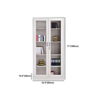Tempered Glass Door Steel Office Cabinet image 6