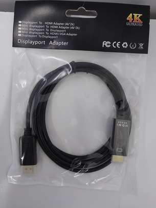 DisplayPort To HDMI (28AWG) Cable 4K With Latch image 2