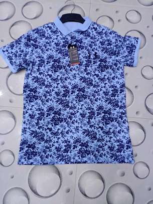 Floral Collar T Shirts image 1