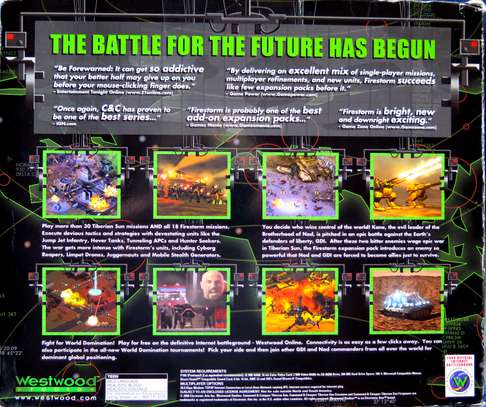 Computer Game COMMAND CONQUER TIBERIAN SUN FIRE POWER image 2