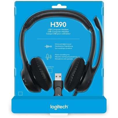 Logitech H390 USB Headphone + Noise Cancelling Mic CALLS image 1