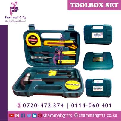 Tool box set for him with a customized message. image 1