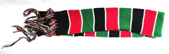 Mes Kenya beaded leather belt with matching scarf image 2