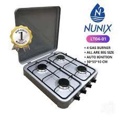 Nunix LT04-01 - 4 Gas Burner Table Top Cooker Silver image 3