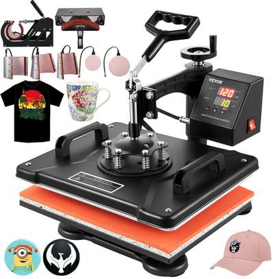 8 in 1 Heat Press Machine Digital Combo Heat image 1