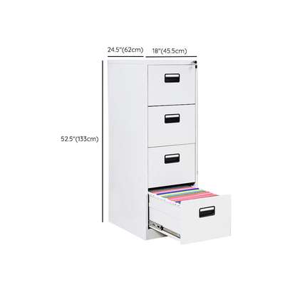 File cabinets: Four drawer lockable file cabinet image 3