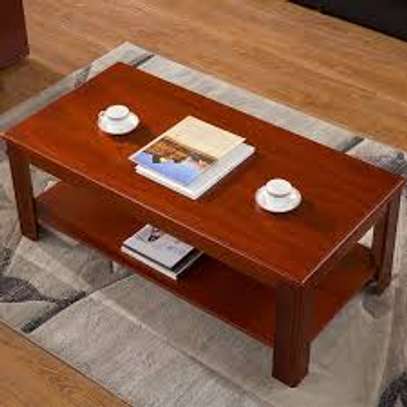 1.2m Executive Coffee Table – Mahogany Look image 5