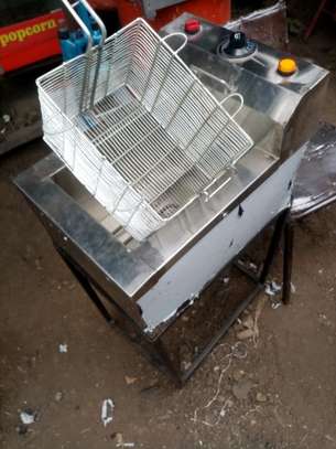 Stainless steel single chip's fryer image 2