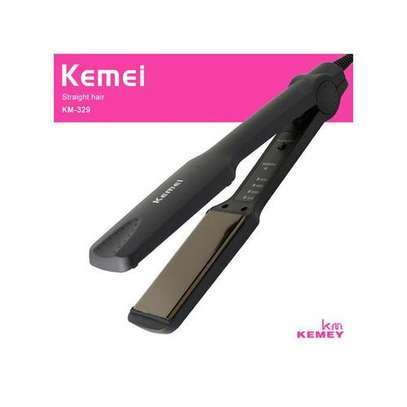 Nunix Professional Flat Iron Hair Straightener; Ceramic image 1