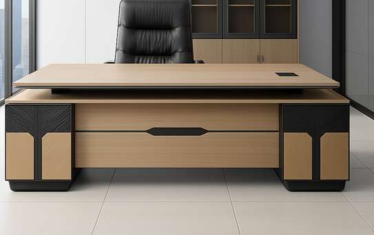 Office Desk: Professional 2.4M Executive Office Desk image 2
