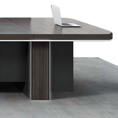 Grey 3-Meter Wooden Boardroom Table image 6