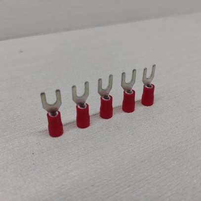 5pcs Spade Cable wire Connector 2mm red image 1