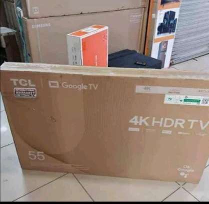55 TCL Google UHD 4K Frameless +Free TV Guard image 1
