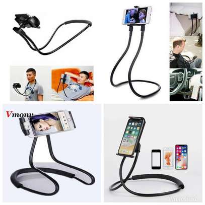Lazy neck phone holders  Can rotate upto 360 degrees image 1