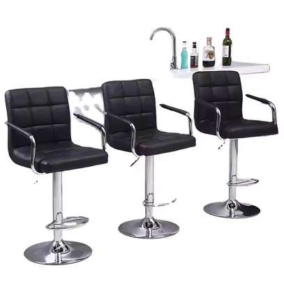 Adjustable Counter Leather Stool image 8