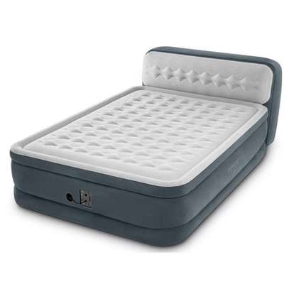 Intex Airbed With A Head Board +Inbuilt Electric Pump image 1
