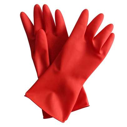 RUBBER GLOVES for cleaning and plumbing image 2