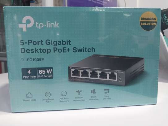 Tp-link 5-Port Gigabit Desktop Switch with 4-Port PoE+ image 3