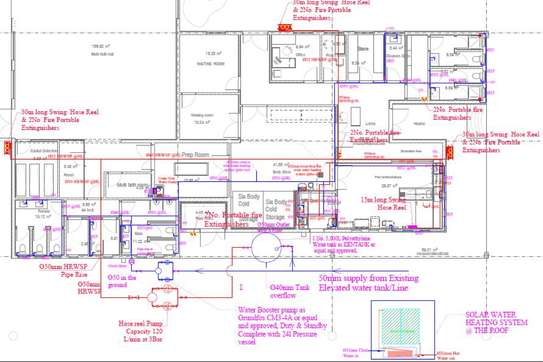 Plumbing, Mechanical, and Electrical installation Drawings image 4
