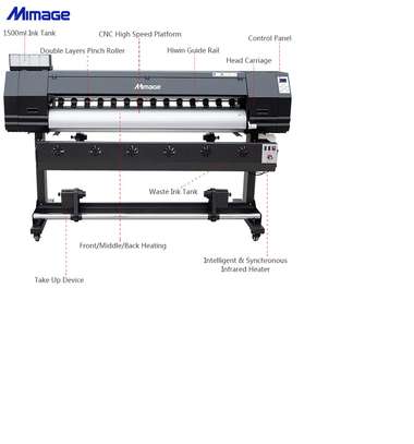 3.2M Graph Digital Inkjet Printer XP600 Head Large Format image 1