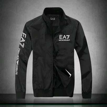 Black designer jacket image 1