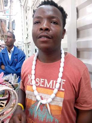 African Nigerian necklace. image 5