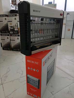 GREBUNE Electric Heater 1200W Compact Black Silver image 2