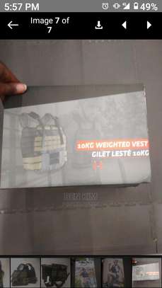 10 kg weighted workout vest image 1