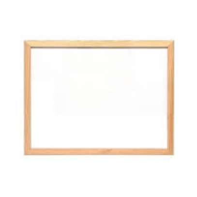 Dry erase whiteboards with a wooden frame 4*8ft image 1