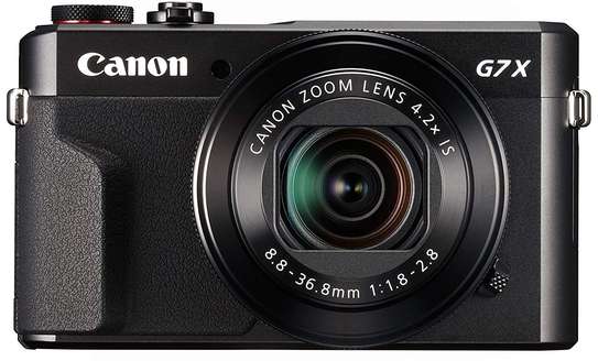 Canon PowerShot Digital Camera G7 X Mark II Wi-Fi NFC Bluetooth LCD Screen and 1-inch Sensor - Black image 1