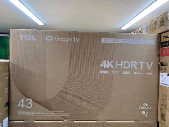 43 TCL smart UHD Google TV +Free wall mount image 1