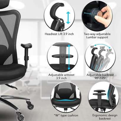 Orthopedic High Back Ergonomic Office Seat image 4