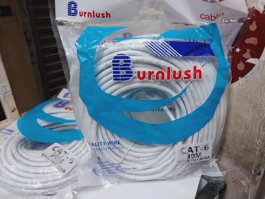 Ethernet Cable 30 Meter Cat6 Ethernet Lan Cable Grey image 3