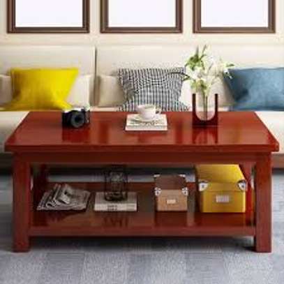 1.2m Executive Coffee Table – Mahogany Look image 3