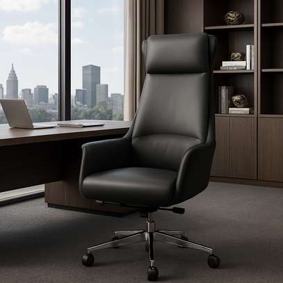 Office Chair: High Back Reclining Office Executive Chair image 1