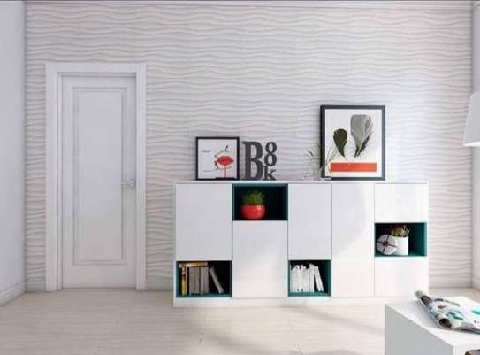 let your office look wavy with these 3d wall panel image 2