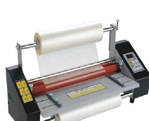 Four Rollers Hot and cold roll laminating machine image 1