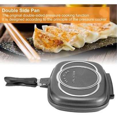 Dessini Double-sided Frying Pan 36cm BBQ Grill Pan Cooking image 2