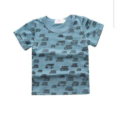 3-piece T-shirts and jean pants clothing set for boys image 2