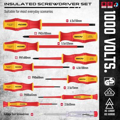 Insulated Screwdriver & Pliers Set 14-Piece VDE 1000V image 3
