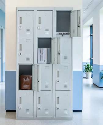 OFFICE CABINET: 12 Locker Angelica Storage Office Cabinet image 2
