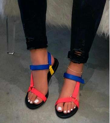 Coloured sandals image 1