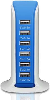 7 Ports Fast GaN USB Charging Station image 2