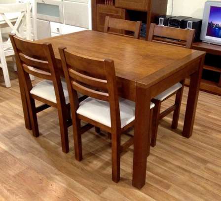 4 seater dining table set image 1